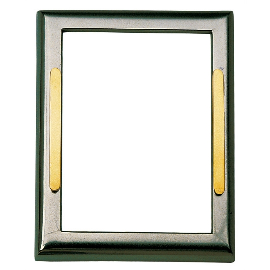 Picture of Rectangular photo frame - Mercury finish with golden decoration - Cotile line - Bronze