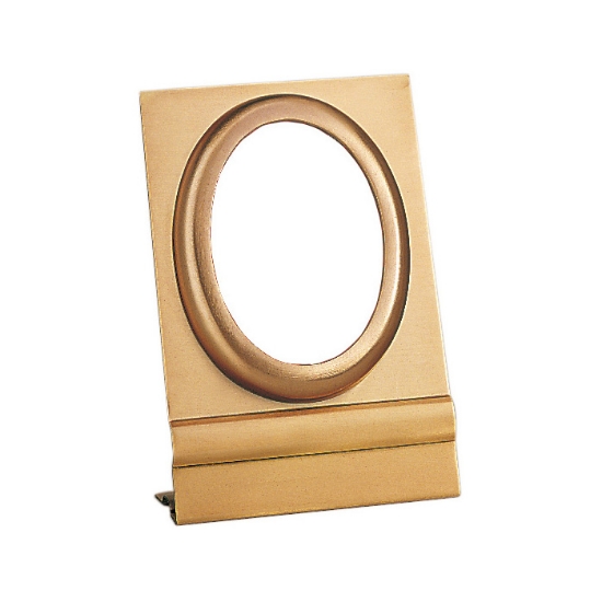 Picture of Oval photo frame - Ground mounting - Olpe line - Bronze