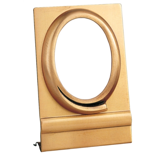 Picture of Oval photo frame - Ground mounting - Idria line - Bronze