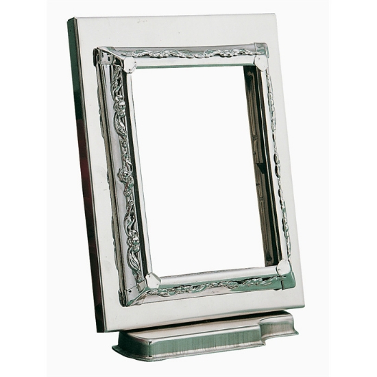 Picture of Rectangular steel photo frame with friezes - Ground mounting