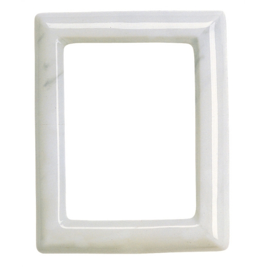 Picture of Rectangular photo frame - Carrara marble finish - Porcelain