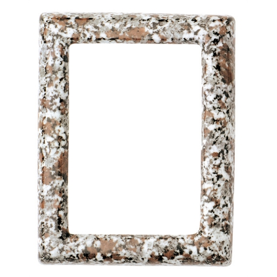 Image sur Cadre photo rectangulaire - Finition marbre bêta - Porcelaine