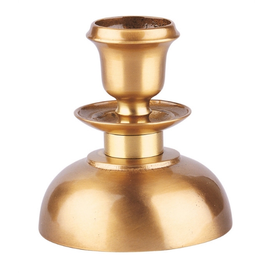 Picture of Small bronze candlestick - Polished bronze finish