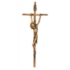 Image sur Crucifix en bronze sur une mince croix de style moderne