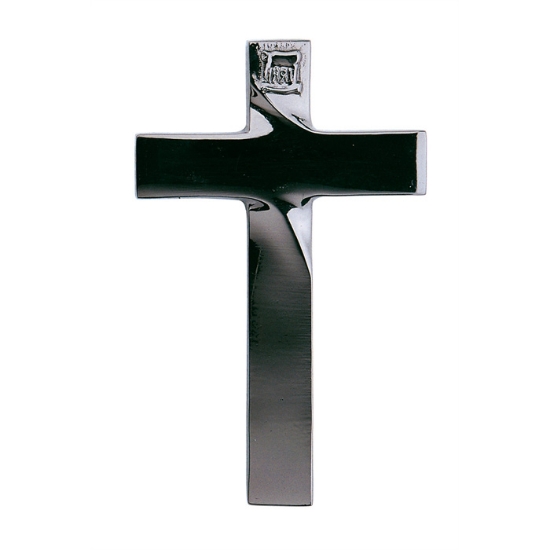 Immagine di Croce in bronzo - Finitura mercurio (canna di fucile)