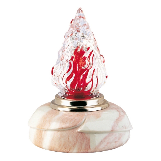 Picture of Recessed lamp for ground tombs - Victoria Line Pink Marble - Porcelain