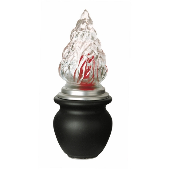 Image sur Lampe votive pour pierres tombales - Black Venus Ligne - Porcelain