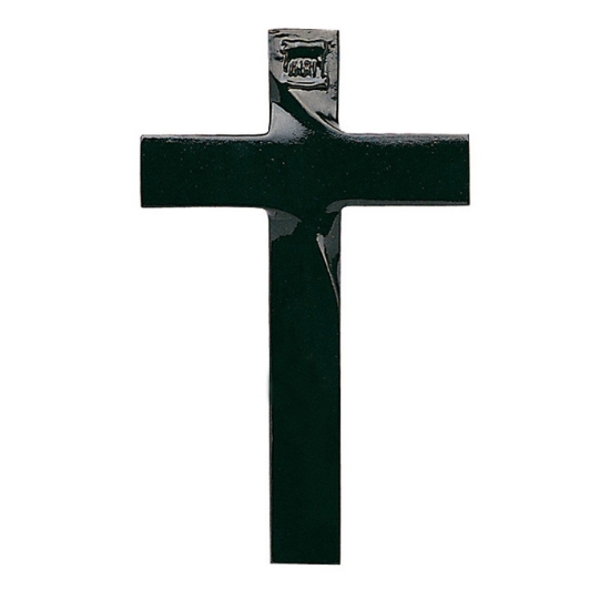 Croce in bronzo nero
