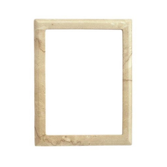 Picture of Rectangular bronze photo frame - Botticino marble finish