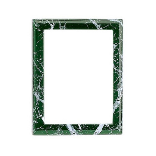 Picture of Rectangular bronze photo frame - Green Guatemala marble finish