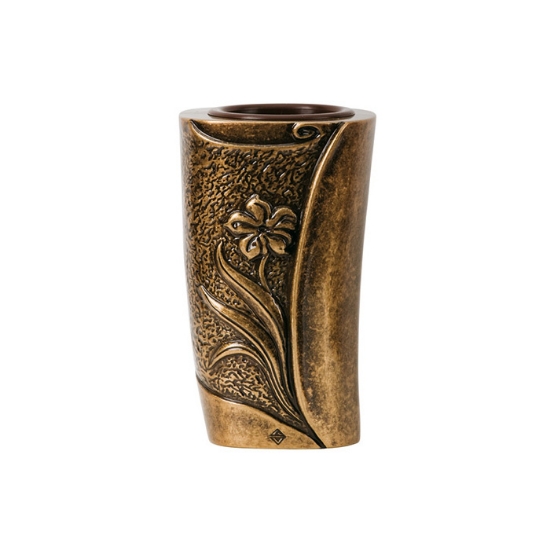 Picture of Flower vase for tombstone - Seba line - Glitter bronze