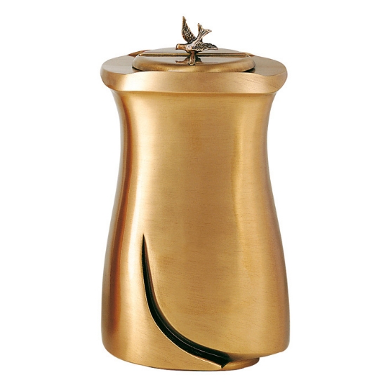 Imagen de Urna para cenizas de cremación de bronce - Línea Idria (cm 28)