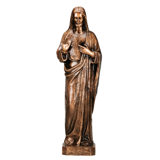 Immagine di Statua in bronzo - Sacro Cuore di Cristo