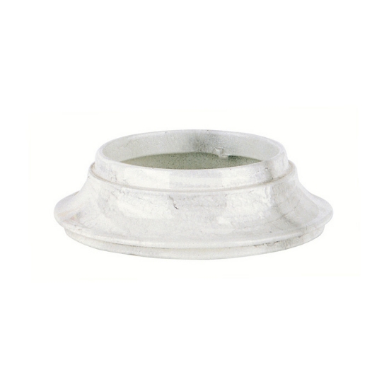 Picture of Bronze ring for votive lamps with glass flame - Carrara marble finish