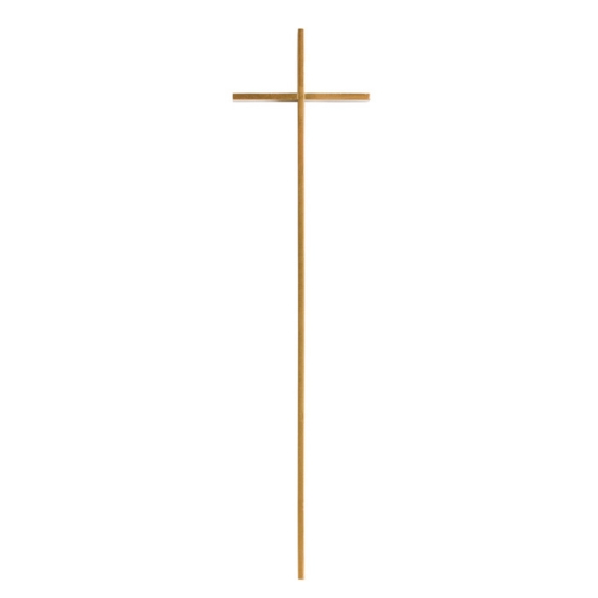 Immagine di Croce sottile in bronzo lucido