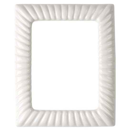 Imagen de Marco de fotos rectangular - Línea Impero - Blanco - Porcelana