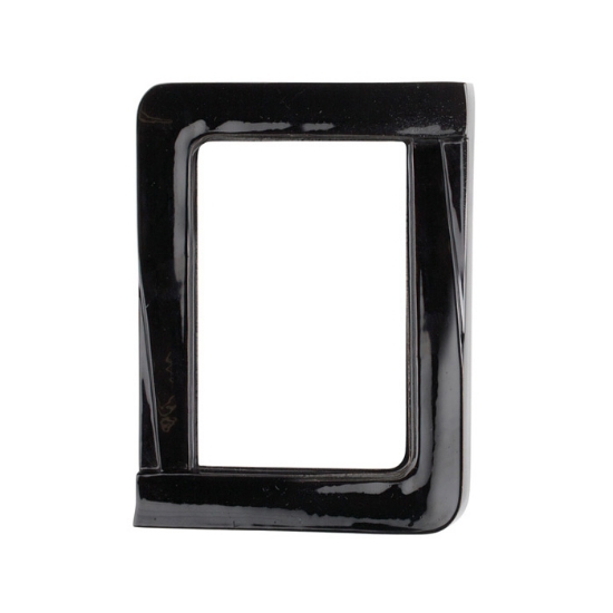 Picture of Rectangular photo frame - Black finish - Idria line - Bronze