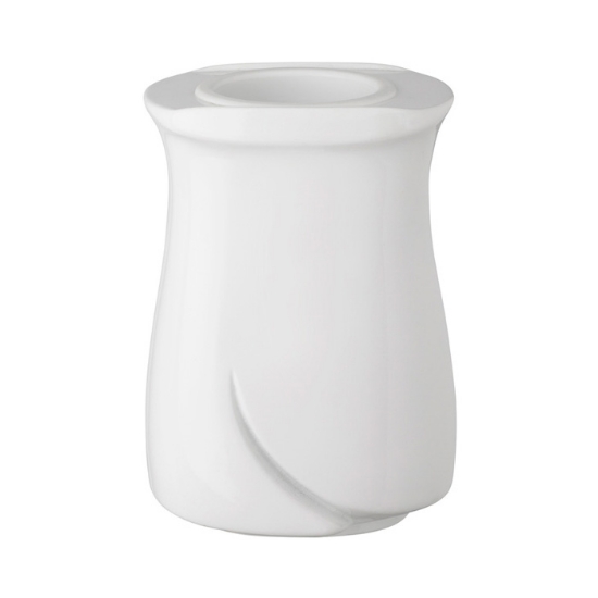 Immagine di Vaso portafiori per lapide - Linea Idria - Bronzo bianco