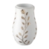 Immagine di Vaso portafiori per lapide - Linea Meg - Finitura Bianco con decorazioni oro - Bronzo Shell Moulding
