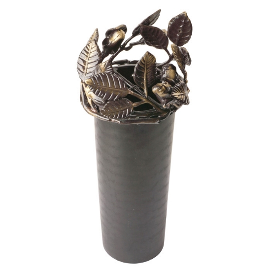 Image sur Vase à fleurs avec branche de rose petite - Vase en plastique