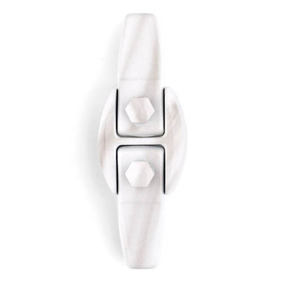Picture of Bronze compact bracket for gravestone support - Carrara marble finish (6x14)
