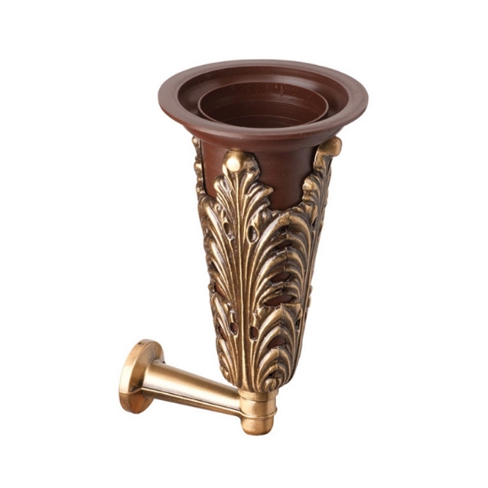 Picture of Decorated bronze flower vase - Plastic vase - Arm attachment