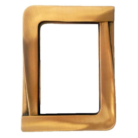 Picture of Stylized rectangular photo frame in bronze