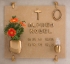 Picture of Flower tray for gravestone - Pelike line - Bronze