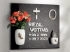 Picture of Bronze cross for tombstones with doves - White finish - Olpe Volo line