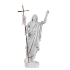 Statua del Cristo Risorto - Polvere di marmo (quarzo spagnolo, colore bianco)