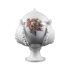 Immagine di Pomo pugliese (pumo) in ceramica decorata - Decorato con Natività di Gesù - Altezza 18 cm