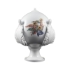 Imagen de Pomo de Apulia (pumo) en cerámica decorada - Decorado con la Natividad de Jesús - Altura 18 cm