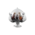 Immagine di Pomo pugliese (pumo) in ceramica decorata - Decorato con Natività di Gesù - Altezza 12 cm